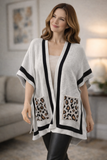 CHAQUETA-ABRIGO  BLANCO, PITAYA, NEGRO  8238