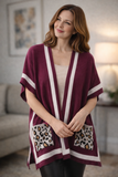 CHAQUETA-ABRIGO  BLANCO, PITAYA, NEGRO  8238