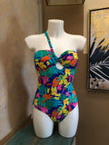 CALZONETA W3103 (negro, rojo, azul)