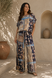 PANTALON ESTAMPADO 88770 (AZUL, NEGRO, CAFE)