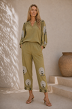 CONJUNTO  VERDE   BORDADO  N/A