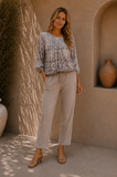 PANTALON LINO COSTURA 2829 (BEIGE, SALMON, BLANCO, CAFE)