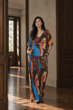 CONJUNTO ESTAMPADO  1400051 (CAFE, ROJO)