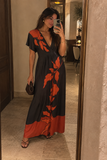 VESTIDO LARGO (NEGRO, AZUL)   0000-5