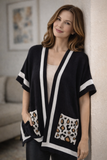 CHAQUETA-ABRIGO  BLANCO, PITAYA, NEGRO  8238