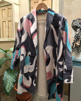Chaqueta de gamuza colorida 3126