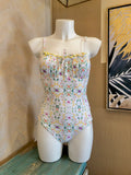 CALZONETA L31530 (negro rosado, blanco)