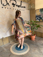 Vestido ZF281 estampado arbol