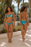 BIKINI CON PAREO J18302 (ROJO, TURQUESA, FUCSIA)