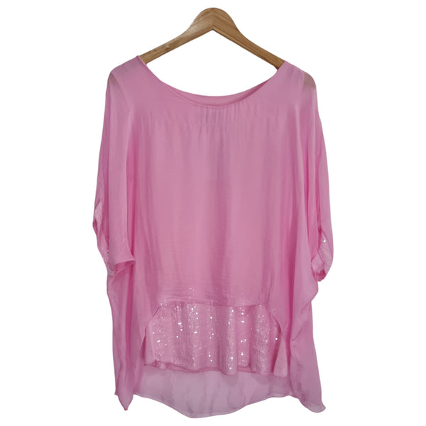 Blusa seda 5197 rosado