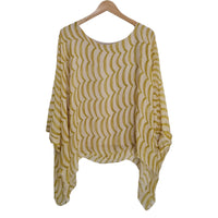 Blusa seda 51159 amarillo