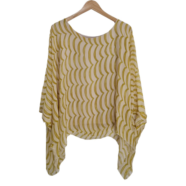 Blusa seda 51159 amarillo