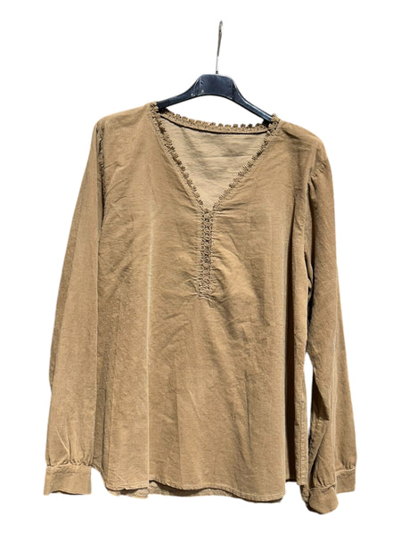 BLUSA  MANGA LARGA  91339 (MARRON, OLIVO, BEIGE, CAFE)