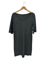 Vestido corto Gris
