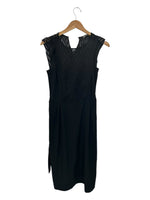Vestido corto negro liso