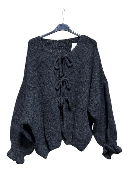 CHAQUETA TEJIDA 3452 (NEGRO, CAFE, BLANCO, CAFE CLARO)