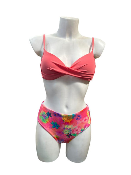 BIKINI L1509 (ROSADO, VERDE, ANARANJADO