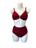 BIKINI T20312 (CAFE, NEGRO, VINO)