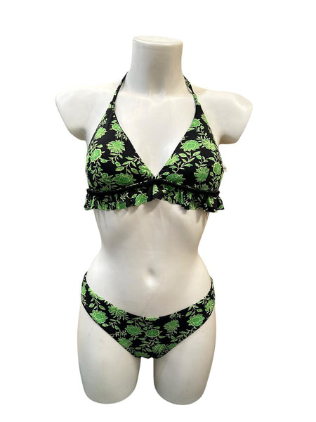 BIKINI ESTAMPADO L10993 (NEGRO, LADRILLO, VERDE)