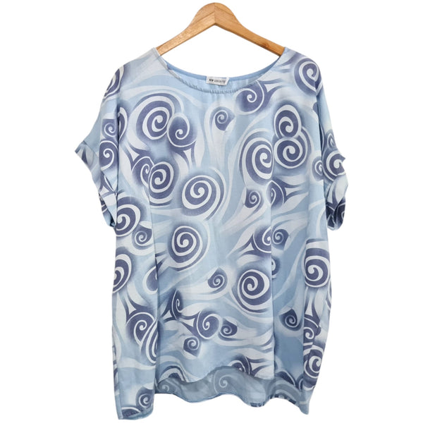 BLUSA  CELESTE 200901
