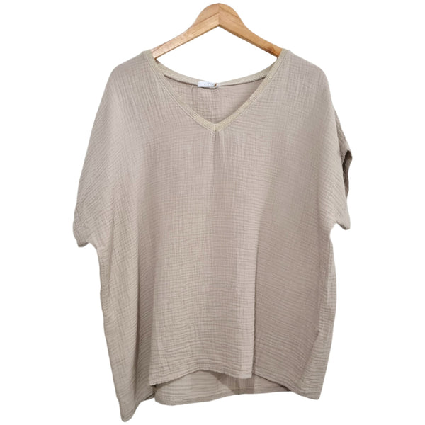 CAMISETA BEIGE  90917
