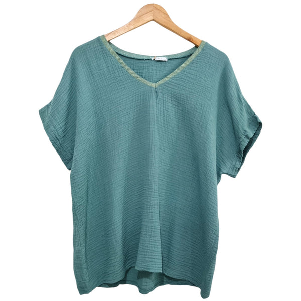CAMISETA VERDE 90917