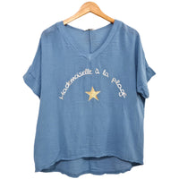 CAMISETA CELESTE 90311