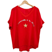 CAMISETA  ROJO 90311
