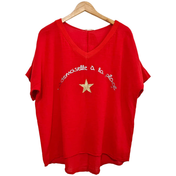 CAMISETA  ROJO 90311