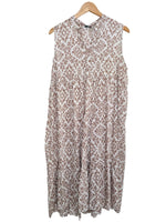 VESTIDO ESTAMPADO CAFE  22544