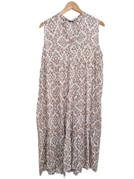 VESTIDO ESTAMPADO CAFE  22544