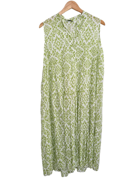 VESTIDO ESTAMPADO VERDE  22544
