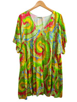 VESTIDO CORTO VERDE 230605