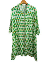 VESTIDO CAMISERO VERDE  230563