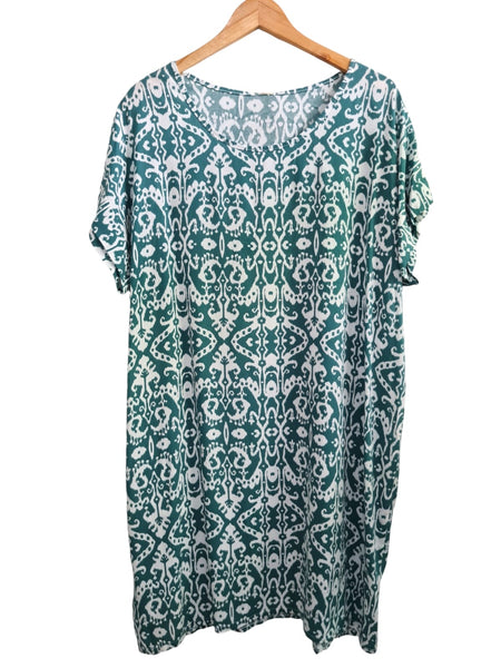 VESTIDO ESTAMPADO VERDE 268525