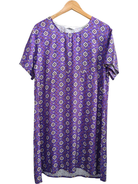 VESTIDO ESTAMPADO MORADO 230666