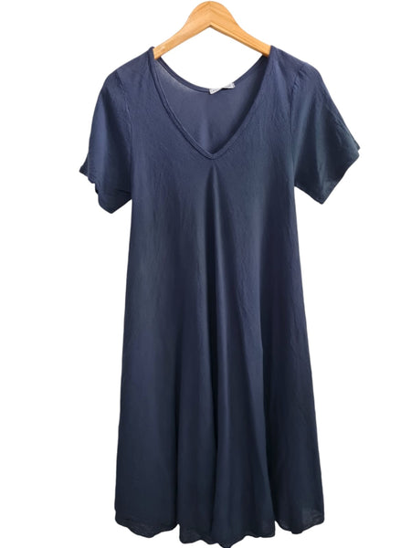 VESTIDO LISO AZUL 951