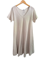 VESTIDO LISO BEIGE 951