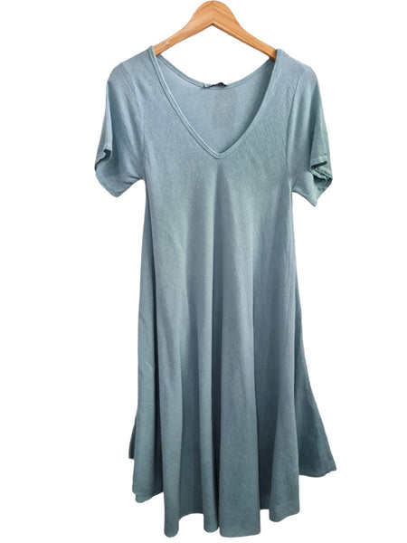 VESTIDO LISO VERDE 951