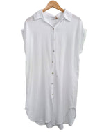 VESTIDO CAMISERO BLANCO 91248