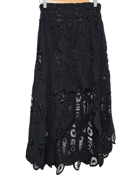 FALDA TEJIDA NEGRA 610