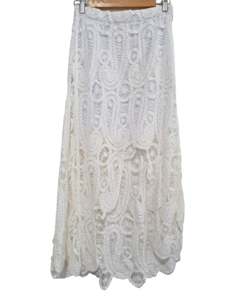 FALDA TEJIDA BLANCA  610