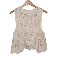 BLUSA TEJIDA BEIGE