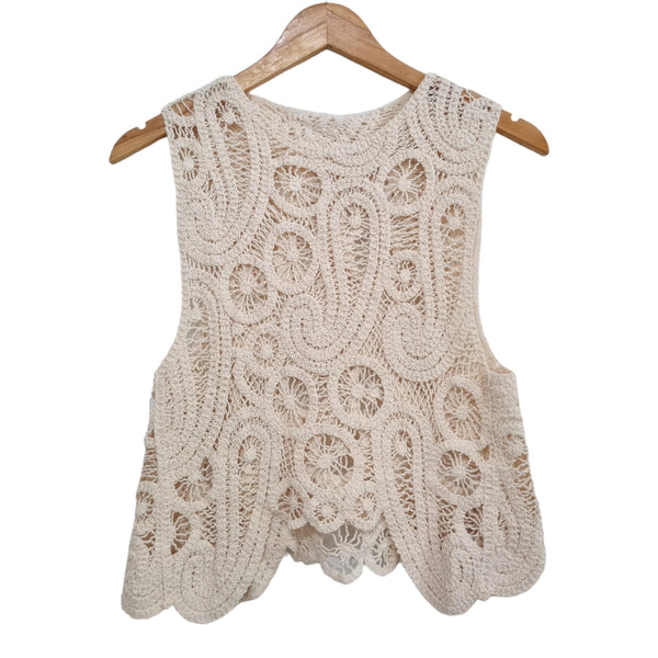 BLUSA TEJIDA BEIGE