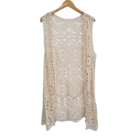 CHAQUETA BEIGE TEJIDA 23050