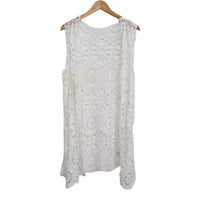 CHAQUETA BLANCA TEJIDA 23050