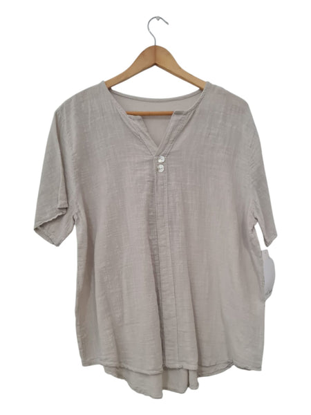 CAMISETA  BEIGE  9611