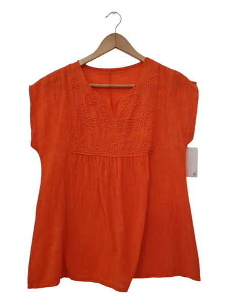 BLUSA ANARANJADA 9385