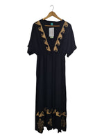 VESTIDO NEGRO LARGO BV-92