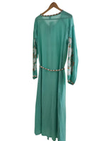 VESTIDO VERDE BORDADO BV-03